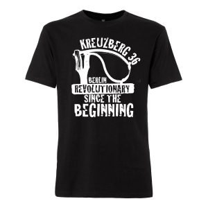 Unsere T-Shirt zur Revolution mit dem passenden Motiv der Zwille. SO36 Streetwear - Der Underground Style aus Kreuzberg - aus dem Wrangelkiez.