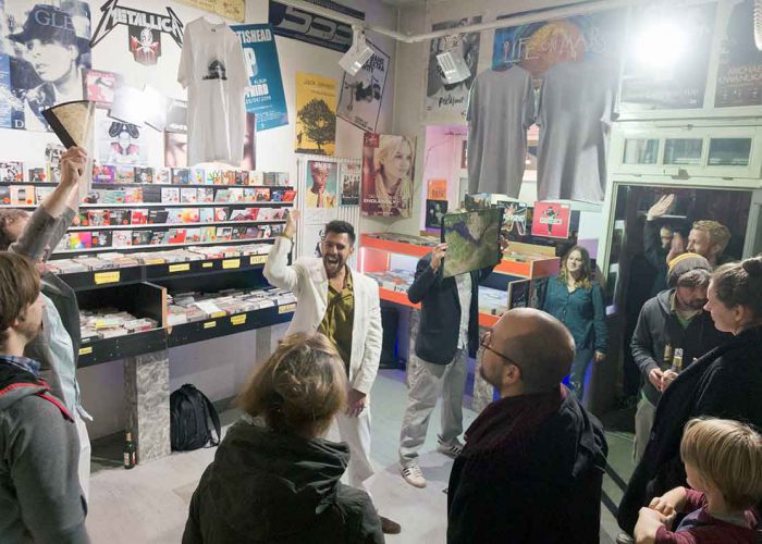 Dekhan & Paul & Lingo im InStore Gig bei Silver Disc